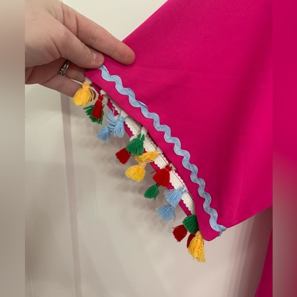 Pink tassel dress - Picture 3 of 5